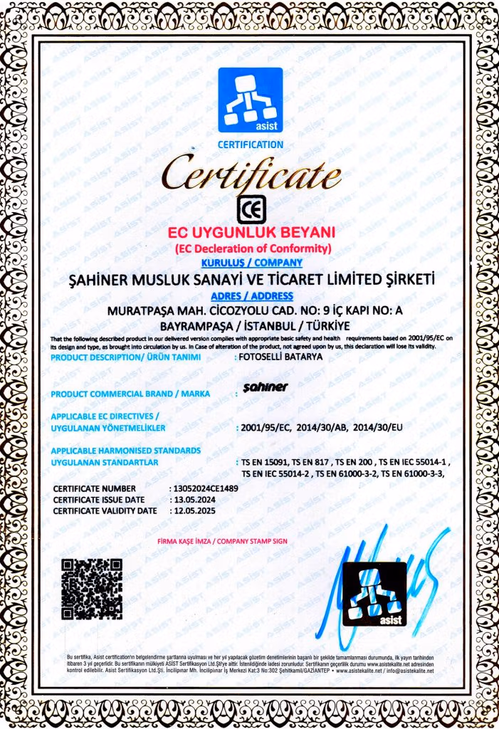 CE Belgesi